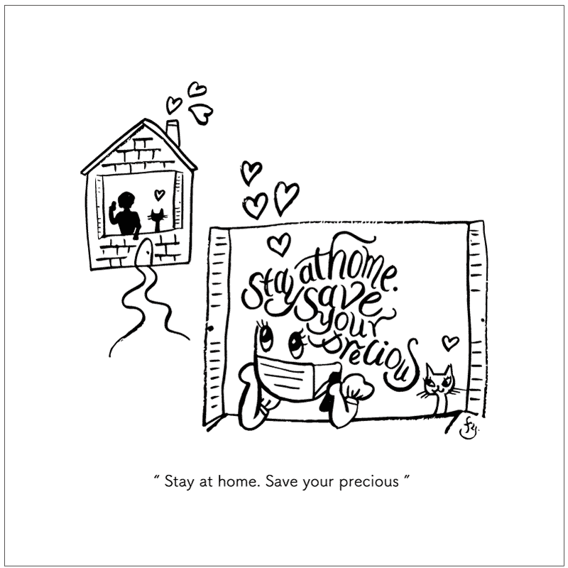 手縫いマスクケース スクエア ”超抗菌性能”「Better days will return」&「Save your precious」栃木レザー・赤