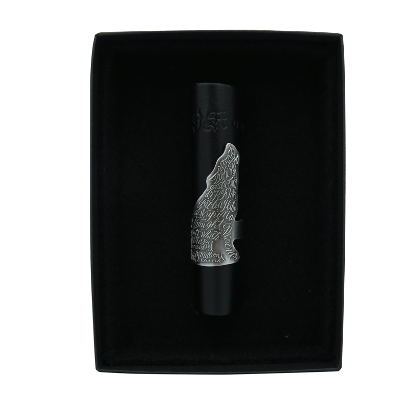 「限定」純銀製リング 「オオカミ」Silver999/銀古美仕上