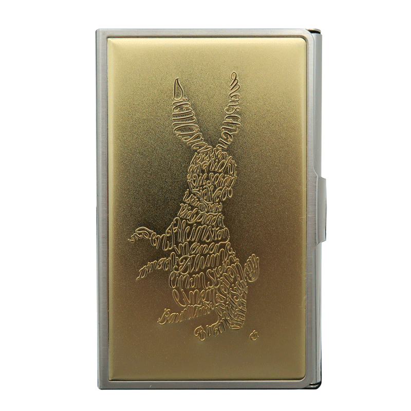 GOLDEN BAROQUE 25枚組完品 CDケース未開封 名刺ケース「うさぎ」金メッキ - fRom fRAum
